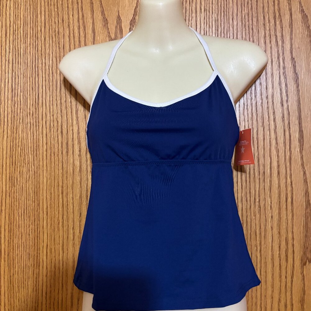 Lands' End ladies size 6 Tankini Swim top NWT
